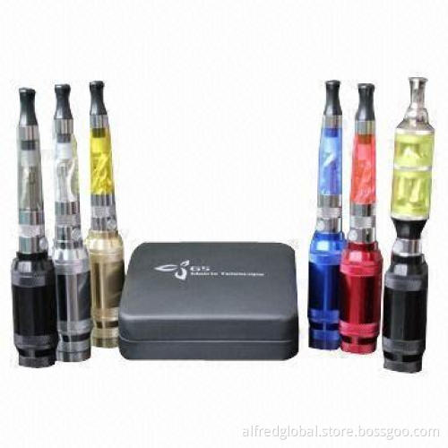 Ego v9 electronic cigarette with various colors of battery